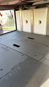 Alu-Cab Canopy Camper - Sleep Deck Panel - Power Management Module to Utility Module