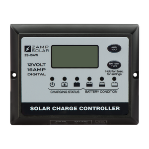 15 Amp 5-Stage PWM Charge Controller - By Zamp Solar