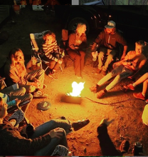 Load image into Gallery viewer, Tabletop Vol-CAN-no Portable Propane Fire Pit from LavaBox