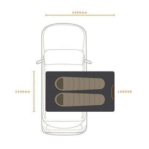 Intrepidor 1400 Rooftop Tent Sky Window from Darche