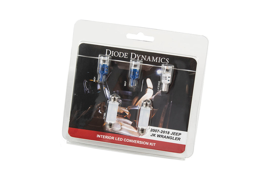 Diode Dynamics - DD0365 - Wrangler JK 4dr Interior Kit - Stage 1 Blue