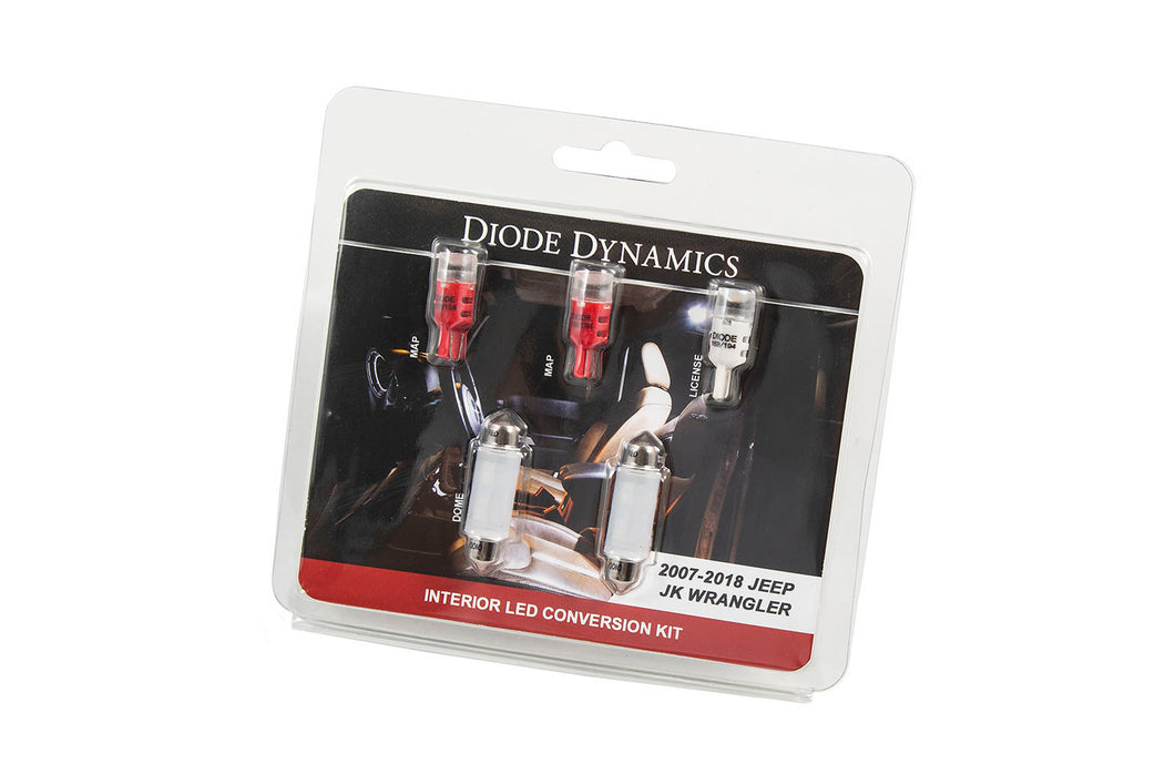 Diode Dynamics - DD0367 - Wrangler JK 4dr Interior Kit - Stage 1 Red