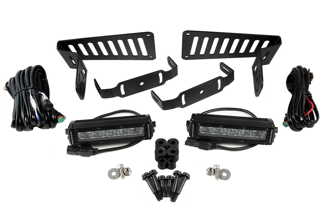 Diode Dynamics - DD6092 - Jeep 2018-2021 SS6 Cowl LED Kit White Driving