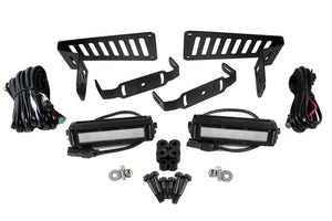Diode Dynamics - DD6093 - Jeep 2018-2021 SS6 Cowl LED Kit White Flood