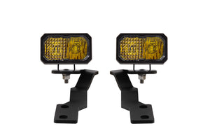 SSC2 LED Ditch Light Kit For 16-21 Toyota Tacoma Sport Yellow Combo