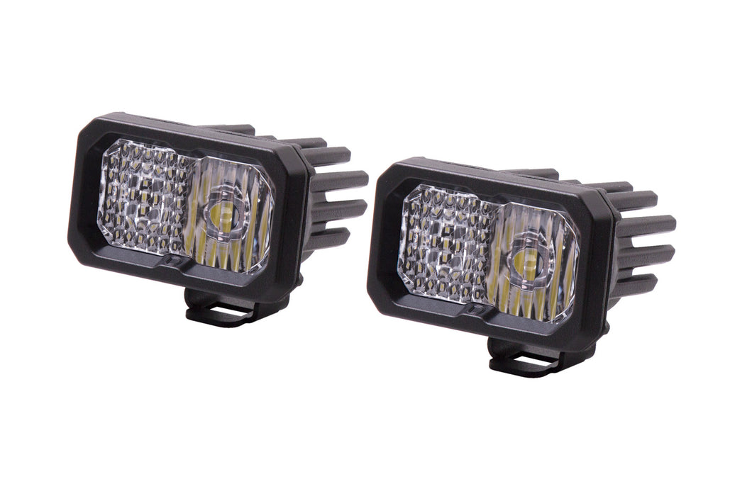 Diode Dynamics - SSC2 Sport White Combo Standard RBL (pair)