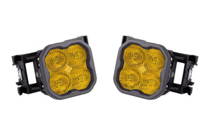 Diode Dynamics - SS3 Type X LED Fog Light Kit Pro Yellow SAE Fog