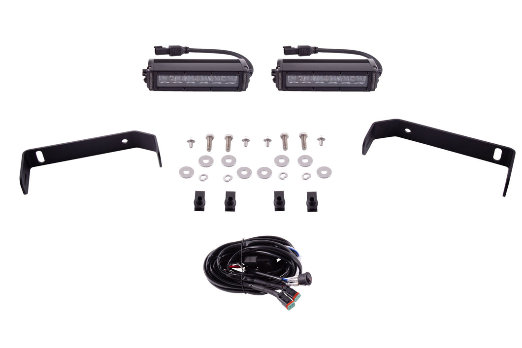 Diode Dynamics - SS6 LED Lightbar Kit For 2019-2021 Ford Ranger White Driving