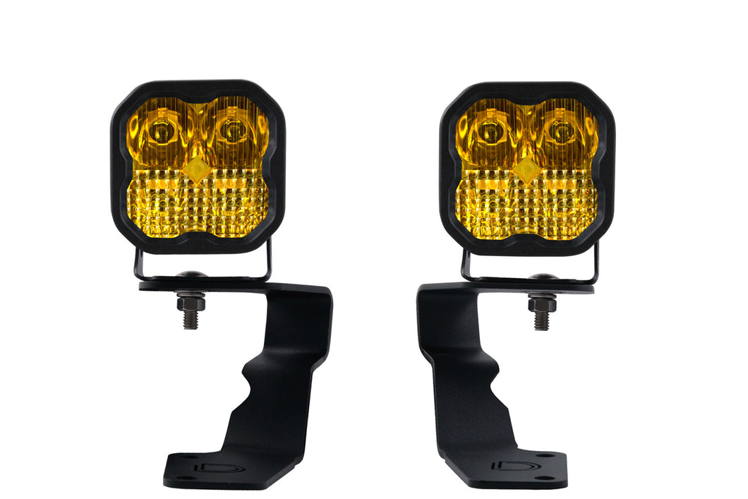 SS3 LED Ditch Light Kit For 2015-2021 Subaru WRX/STi Pro Yellow Combo