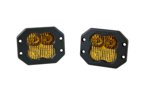 Diode Dynamcs - SS3 LED Pod Sport Yellow Combo Flush (pair)