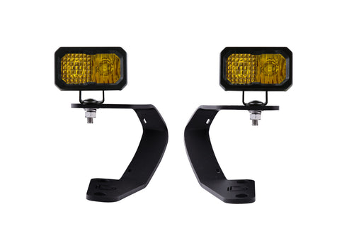 SSC2 LED Ditch Light Kit For 2010-2021 Toyota 4Runner Pro Yellow Combo