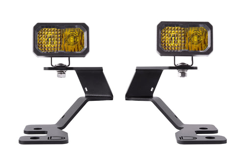 Diode Dynamics - Stage Series 2in LED Ditch Light Kit For 2021 Ford Bronco Sport  Sport Yellow Combo