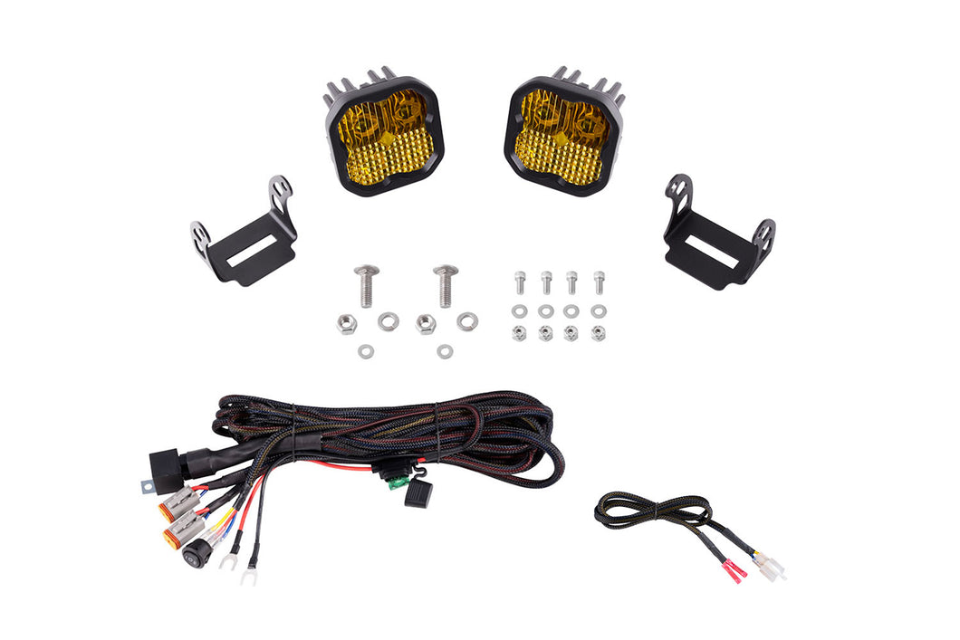 Diode Dynamics - SS3 LED Ditch Light Kit For 2021 Ford Bronco  Sport Yellow Combo