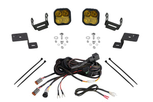 Stage Series Ditch Light Kit For 2021-2022 Ford F-150 SS3 Pro Yellow Combo